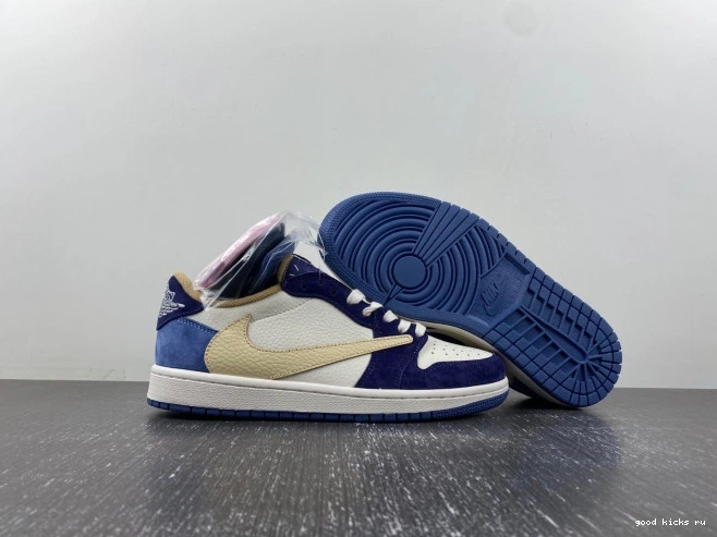AIR 1 SCOTT X TRAVIS JORDAN DM7866-808 CUSTOM 0714